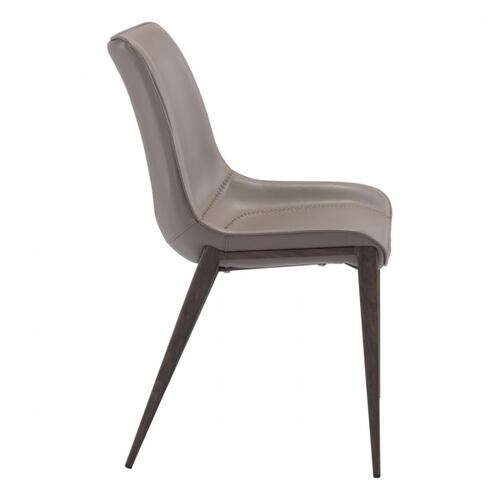 Silla de Comedor Magnus Gris/Nuez - Kessa.