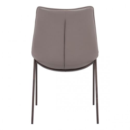 Silla de Comedor Magnus Gris/Nuez - Kessa.