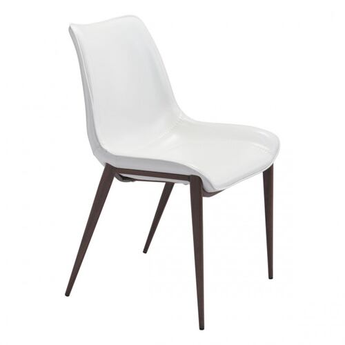 Silla de Comedor Magnus Blanco/Nuez - Kessa.