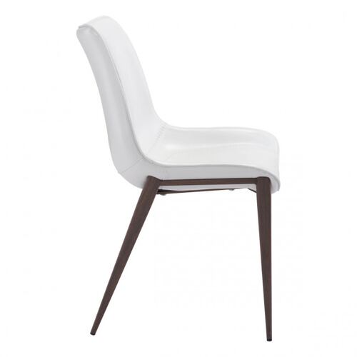 Silla de Comedor Magnus Blanco/Nuez - Kessa.