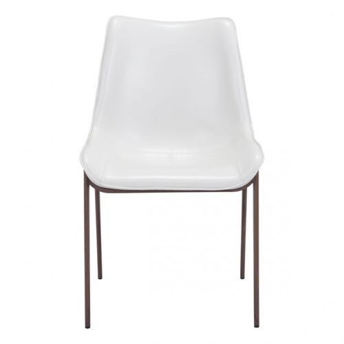 Silla de Comedor Magnus Blanco/Nuez - Kessa.