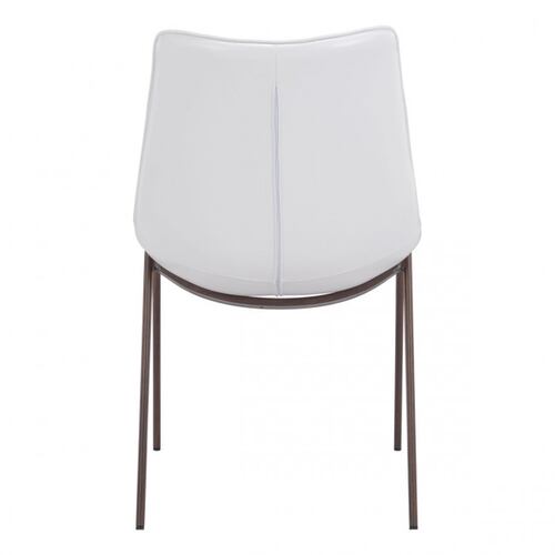 Silla de Comedor Magnus Blanco/Nuez - Kessa.