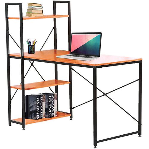 Escritorio Industrial Metal Trabajo,Hogar y Oficina Repisas Tipo Madera