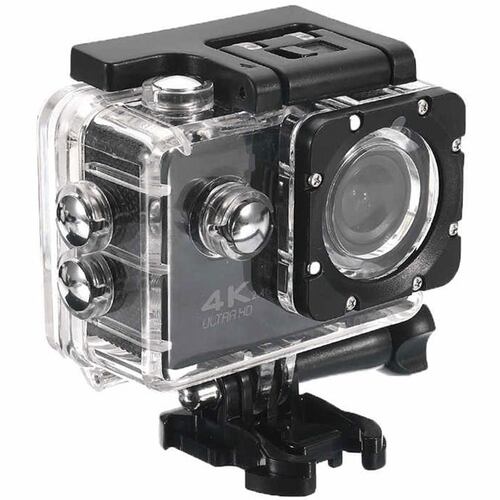 Camara Deportiva 4k Sport cam Fralugio Wifi Sumergible Con Mas de 20 Accesorios .