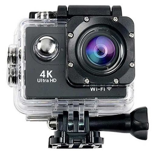 Camara Deportiva 4k Sport cam Fralugio Wifi Sumergible Con Mas de 20 Accesorios .