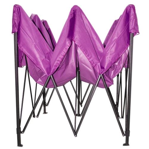 Carpa 2x2 Toldo Plegable Impermeable Exterior Jardin Lona Rosa