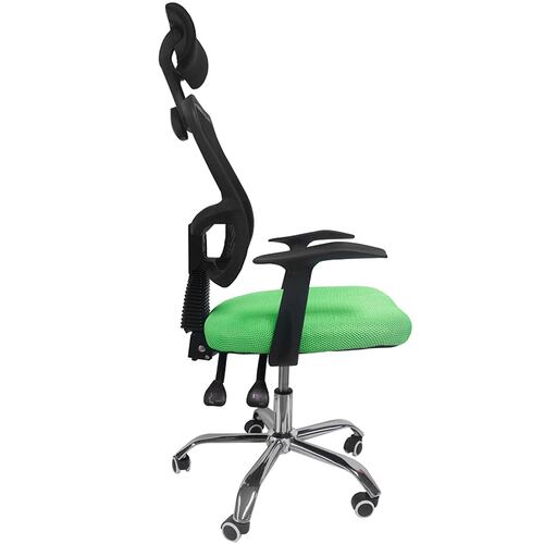 Escritorio Minimalista Kit Silla Oficina Reclinable Cabecera Ajustable  Verde