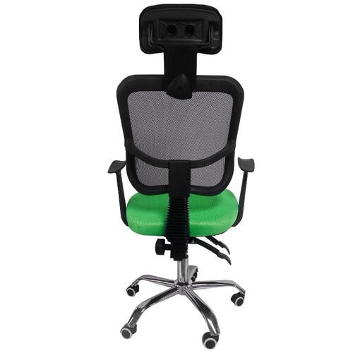 Escritorio Minimalista Kit Silla Oficina Reclinable Cabecera Ajustable  Verde