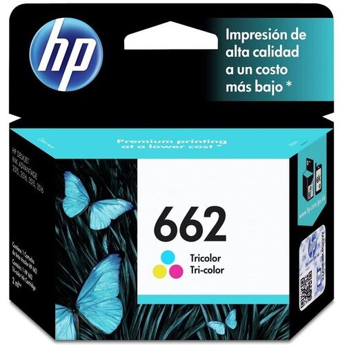 Cartucho HP Num 662 Tricolor 2ML CZ104AL.
