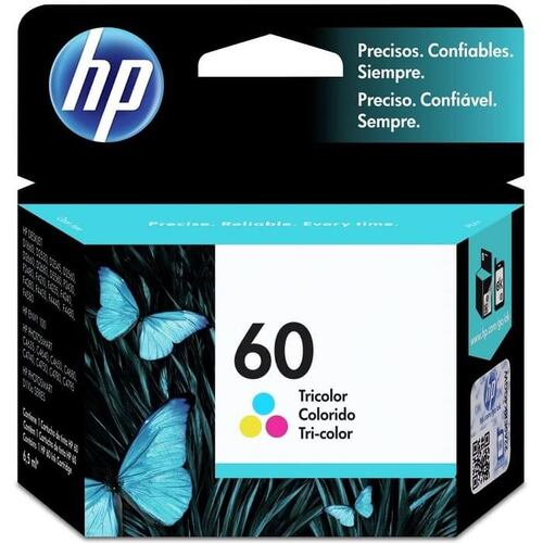 Cartucho HP Num 60 Tricolor 4ML CC643WL.