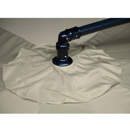 Sombrilla Jardin 3 mts Diametro Sol Playa Lateral  Exterior Beige