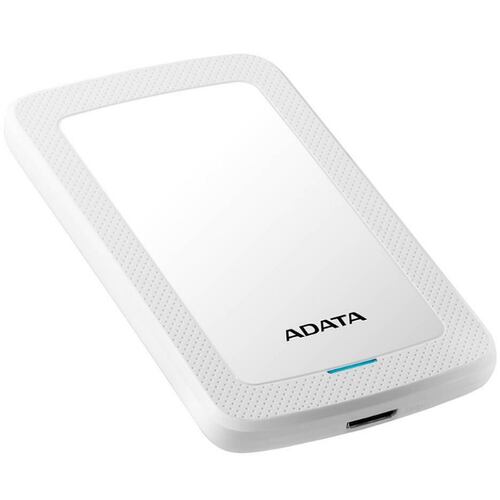 Disco Duro Externo Adata HV300 2 TB Blanco USB 3.0 AHV300-2TU31-CWH