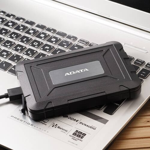 Enclosure Para Disco Duro 2.5 Adata ED600 SATA a USB 3.0 Negro Uso Rudo AED600U31-CBK.