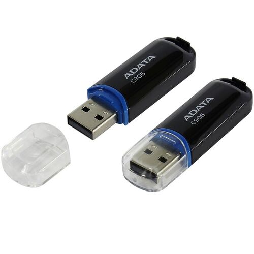 Memoria Flash USB Adata C906 16 GB Negra AC906-16G-RBK.