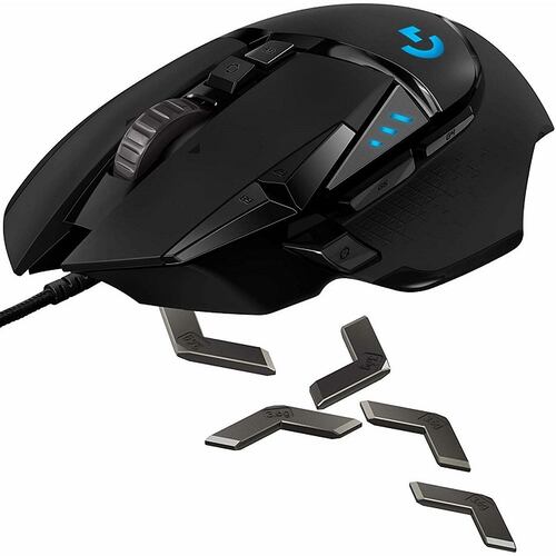 Mouse Logitech G502 HERO RGB Gaming Alambrico Optico USB 910-005550