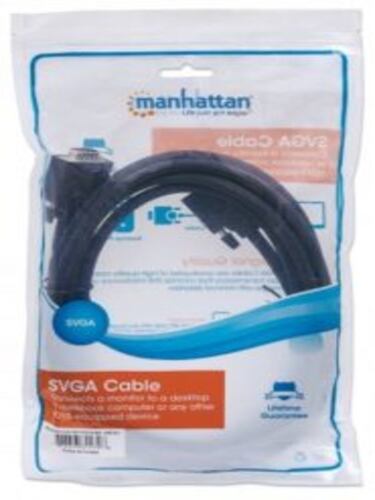 Cable SVGA Manhattan Macho a Macho 3 Mts 311748.