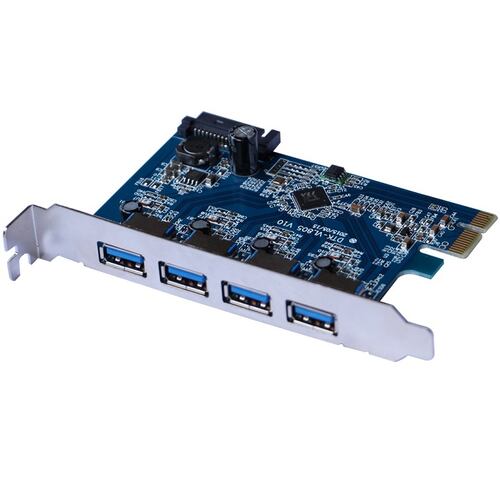 Tarjeta PCI-E Con 4 Puertos USB 3.0 SuperSpeed  X-Media XM-UB3204