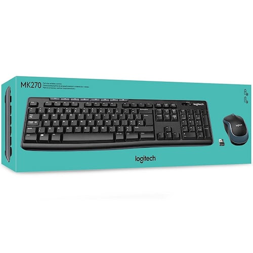 Kit Teclado Y Mouse Logitech MK270 Inalambrico USB 920-004432.