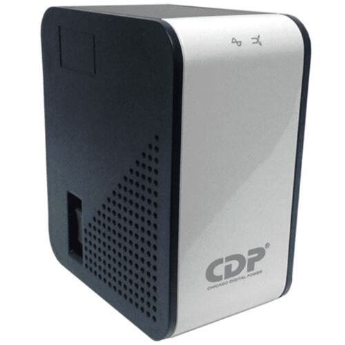 Regulador De Voltaje CDP R2C-AVR1008 1000VA 8 Contactos Negro.