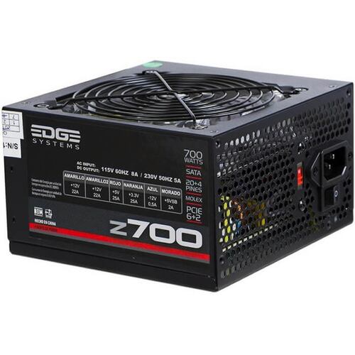 Fuente De Poder Acteck Z700 Edge Systems 700W ES-05004.