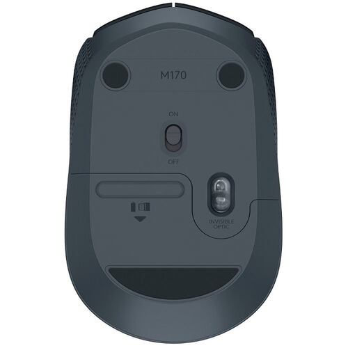 Mouse Logitech Inalambrico Optico USB Negro M170 910-004940.