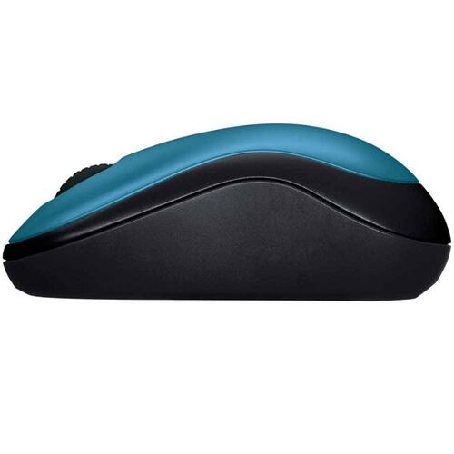 Mouse Logitech Inalambrico Optico USB Azul M185 910-003636