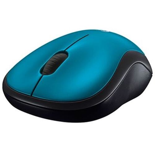 Mouse Logitech Inalambrico Optico USB Azul M185 910-003636