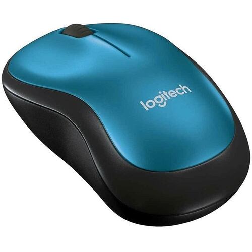 Mouse Logitech Inalambrico Optico USB Azul M185 910-003636