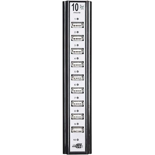 HUB Manhattan USB 2.0 De 10 Puertos Alta Velocidad 161572.