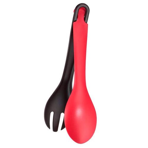 Pinzas para Ensalada Ingenio Negro y Rojo T-FAL K2060614.