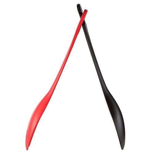 Pinzas para Ensalada Ingenio Negro y Rojo T-FAL K2060614.