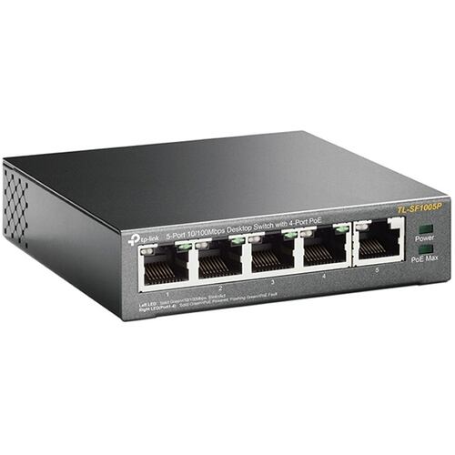 Switch 5 Puertos Tp-Link TL-SF1005P PoE Escritorio 10/100Mbps