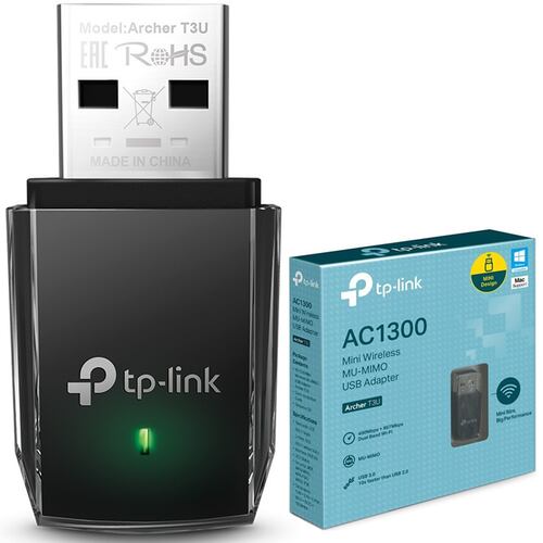 Adaptador Inalambrico USB Tp-Link ARCHER T3U Banda Dual AC1300.