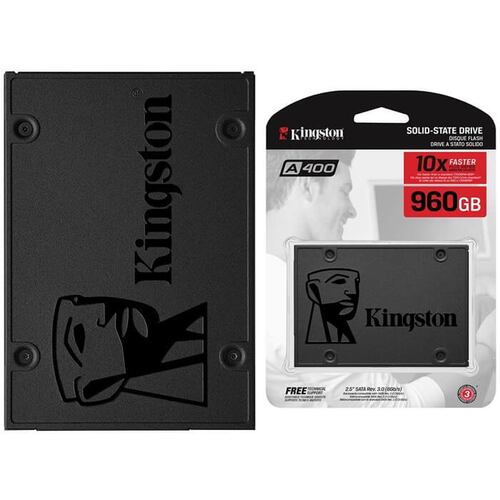 Unidad Estado Solido SSD 960GB Kingston A400 SA400S37/960G.