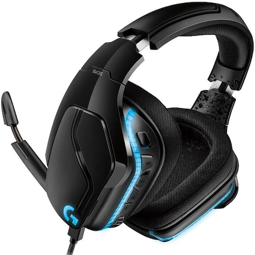 Diadema Logitech G635 LIGHTSYNC 7.1 Gaming Headset USB Y 3.5mm 981-000748