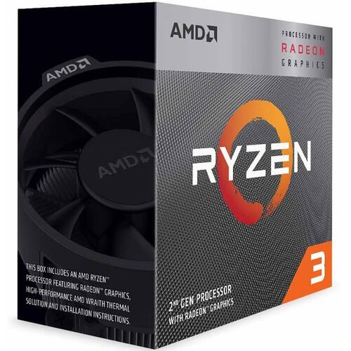 Procesador AMD Ryzen 3 3200G QuadCore 3.6GHz 6MB Socket AM4.