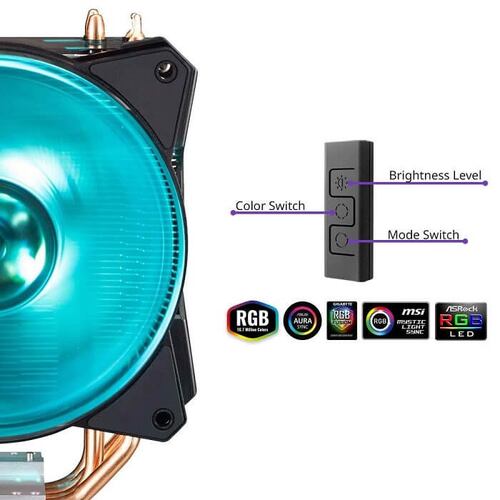 Disipador Ventilador Cooler Master MasterAir MA410P RGB MAP-T4PN-220PC-R1.