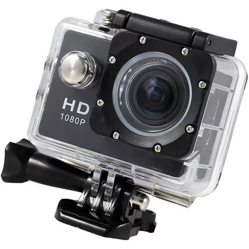 Camara Deportiva Sport Cam1080p Sumergible Y Con Accesorios  FRALUGIO.