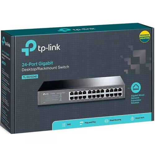 Switch 24 Puertos Tp-Link Gigabit TL-SG1024D.