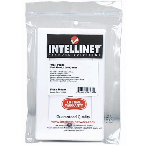 Tapa Para Caja Faceplate Intellinet 1 Salida 163286.