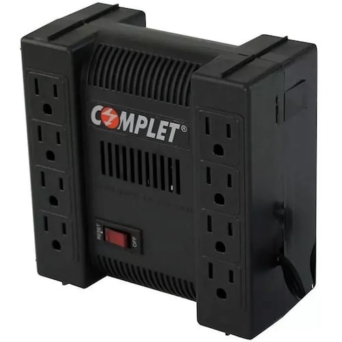 Regulador De Voltaje Complet XP 1300 1300VA 8 Contactos ERV-9-001.