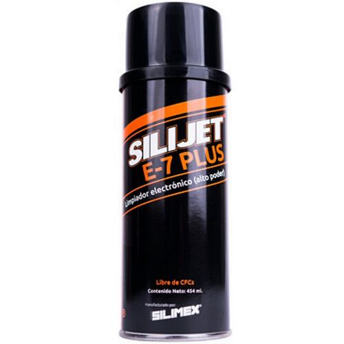 Limpiador Dielectrico Silimex Silijet E-7 Plus Electronico Alto Poder 454ml