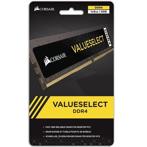 Memoria Ram DDR4 Corsair 2400MHz 8GB PC4-19200 CMV8GX4M1A2400C16.