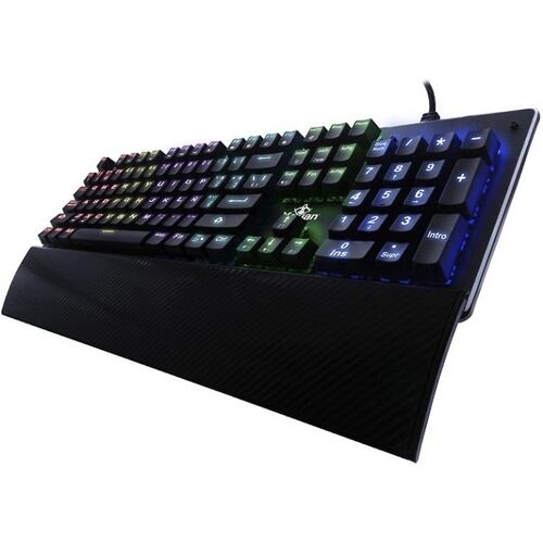 Teclado YeYian Flare Serie 2000 Mecanico Switch Azul RGB YAT1801.