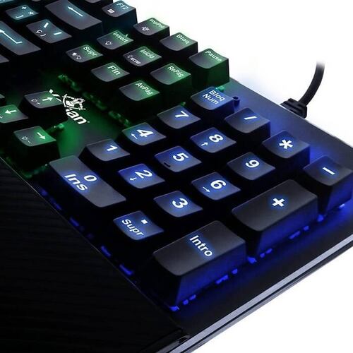 Teclado YeYian Flare Serie 2000 Mecanico Switch Rojo RGB YAT1803