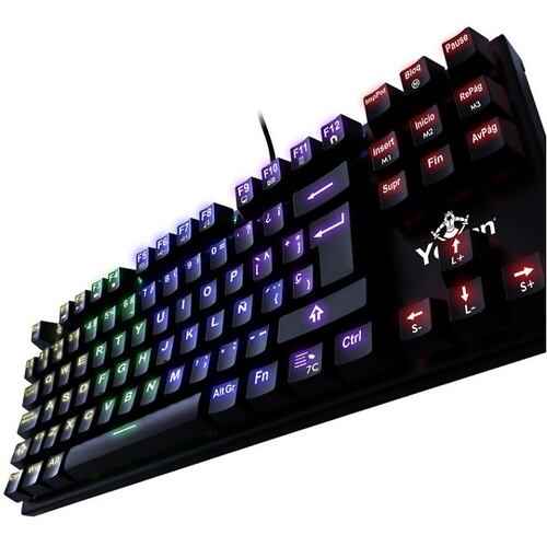 Teclado YeYian Spark Serie 2000 Mecanico Switch Rojo RGB YAT1806