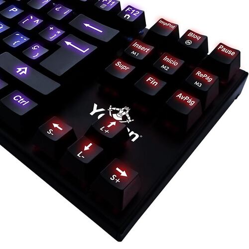 Teclado YeYian Spark Serie 2000 Mecanico Switch Rojo RGB YAT1806