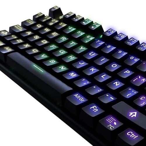 Teclado YeYian Spark Serie 2000 Mecanico Switch Rojo RGB YAT1806