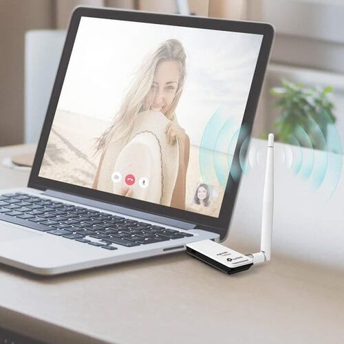 Adaptador De Red Inalambrica USB Tp-Link TL-WN722N Alta Ganancia