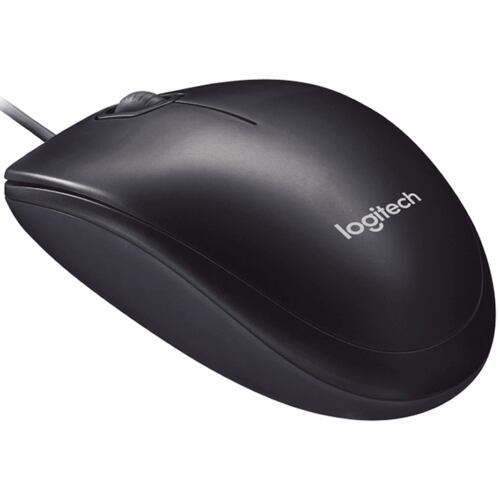 Mouse Logitech Alambrico Optico USB Negro M90 910-004053.